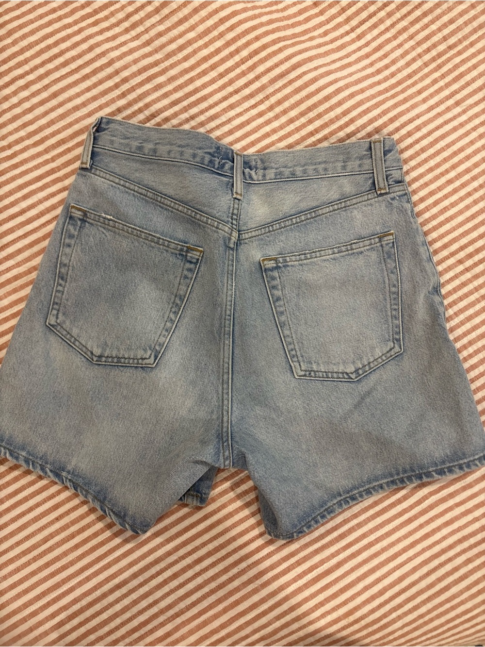 Agolde V-Waist High-Rise Shorts - Picture 3 of 4